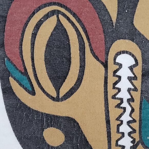 Vintage 80s Native-American Shirt Womens Medium 19x22 USA - Picture 15 of 15